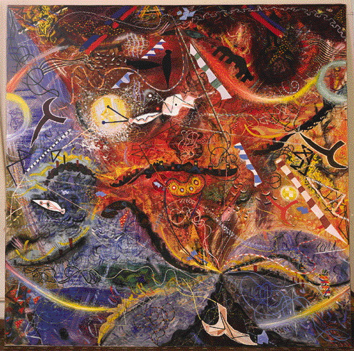 71<br/> <b>cím:</b> Tisztító nagy vihar / Great purifying Tempest <br/> <b>méret (cm):</b> 300x300 <br/> <b>év:</b> 1961