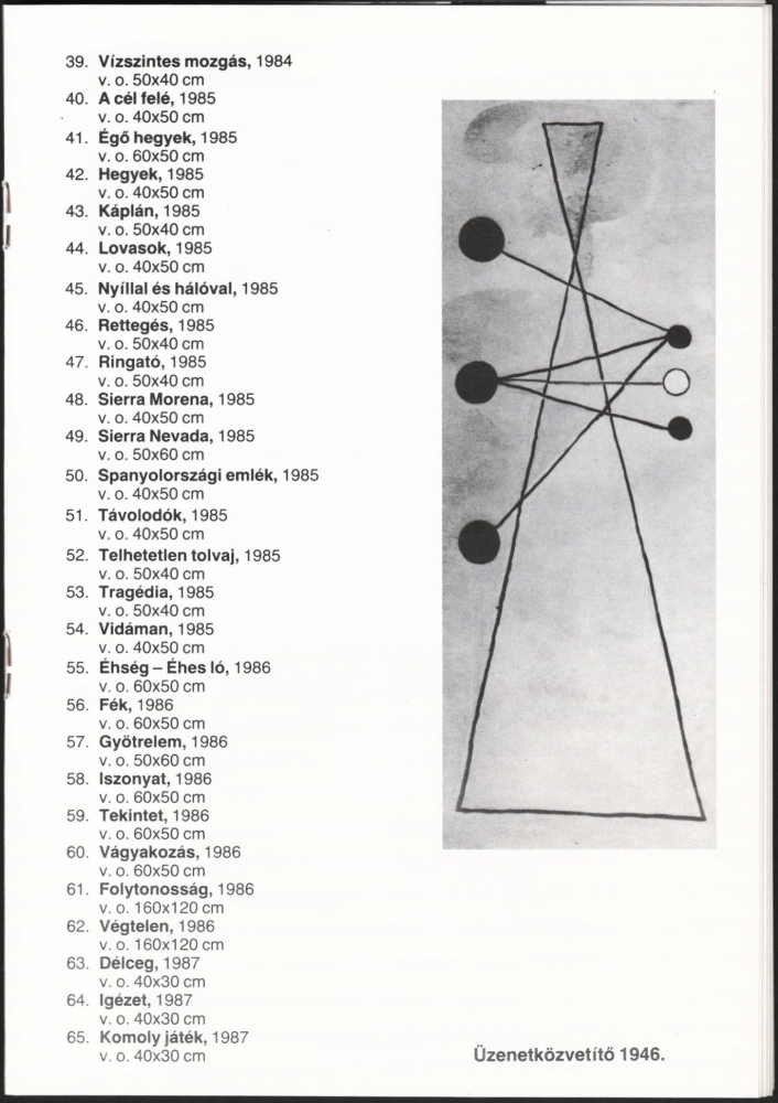 10<br/> <b>cím:</b> Fehérben kulcsolódó / Connecting in White <br/> <b>méret (cm):</b> 15x20,2 <br/> <b>év:</b> 1946