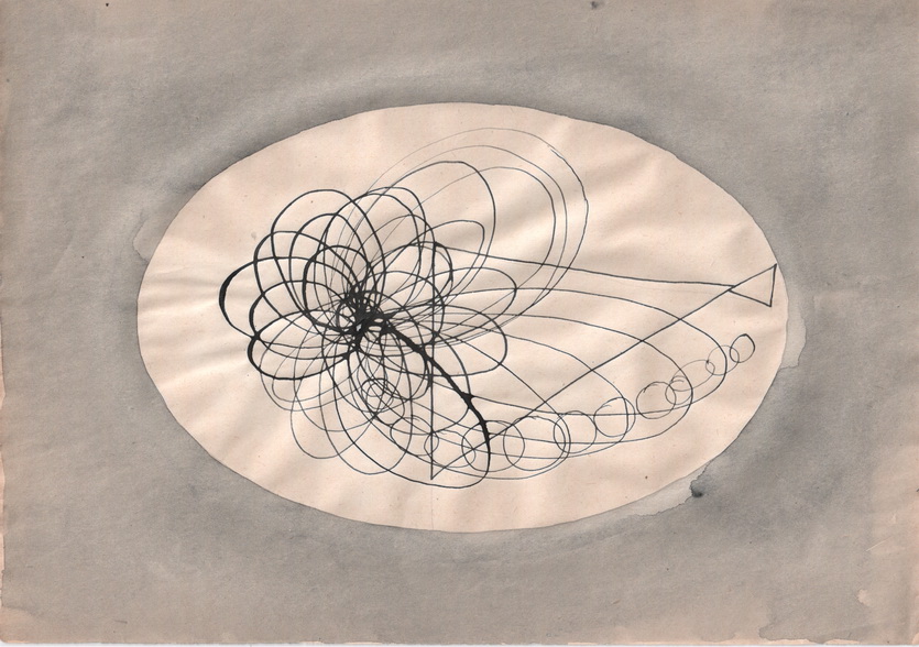 G00021(12)<br/> <b>Cím:</b> Cím nélkül <br/> <b>Méret cm:</b> 20,9X29,7 <br/> <b>Készült:</b> 1945 <br/> <b>Technika:</b> tus, toll<br/>