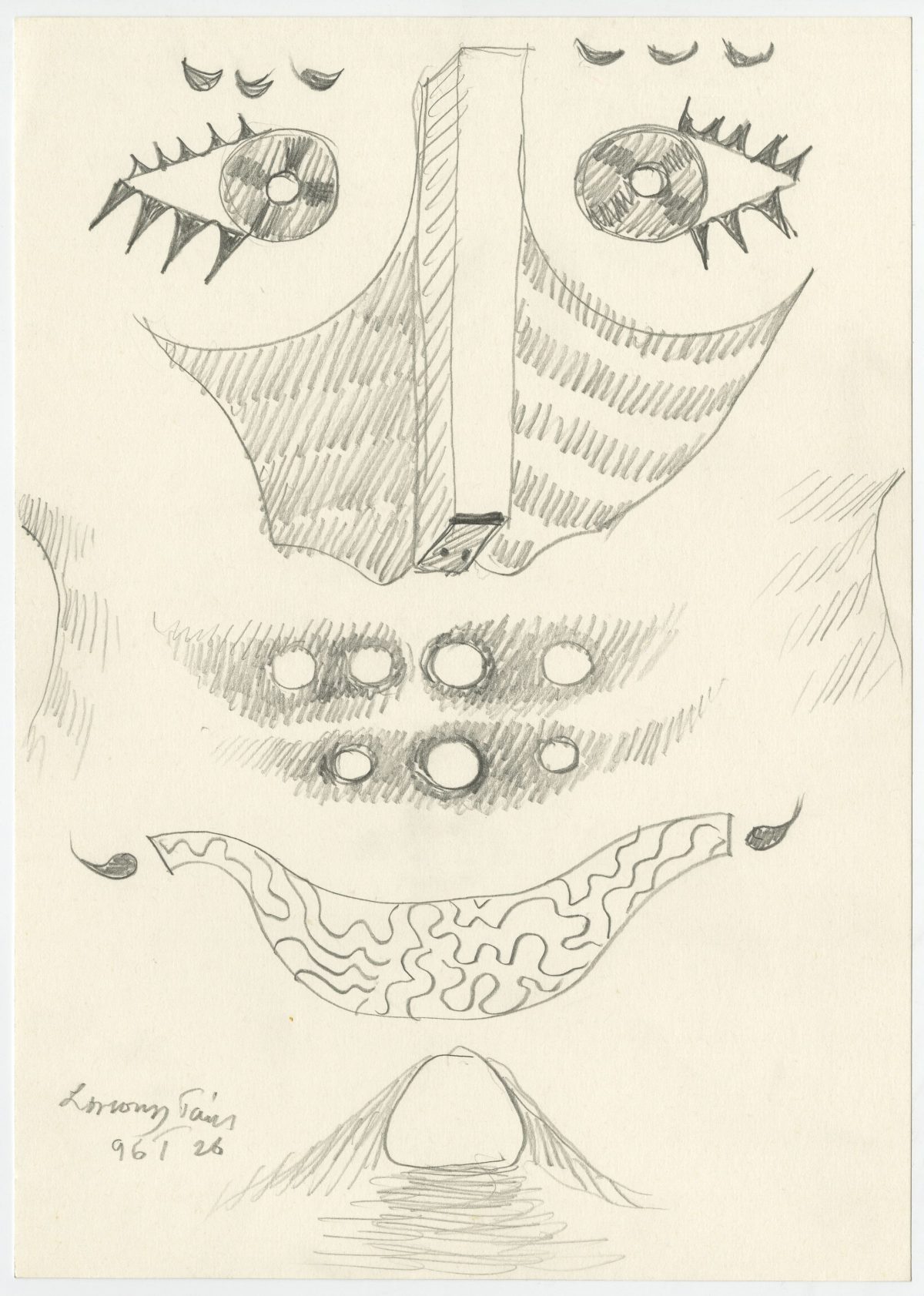 G00954(45)<br/> <b>Cím:</b> Tengernagy <br/> <b>Méret cm:</b> 29,8X21,0 <br/> <b>Készült:</b> 1996. <br/> <b>Technika:</b> ceruza<br/>