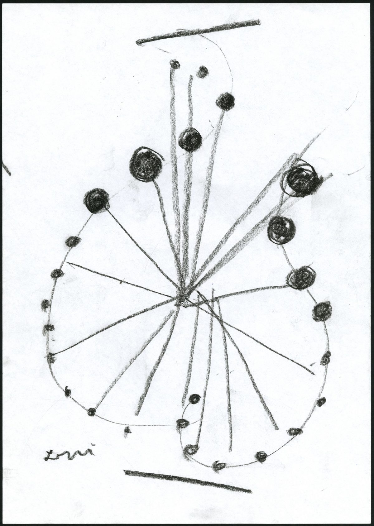 G27809(103)<br/> <b>Cím:</b> Lassú víz partot mos <br/> <b>Méret cm:</b> 29,8x21 <br/> <b>Készült:</b> 2008. <br/> <b>Technika:</b> szén<br/>