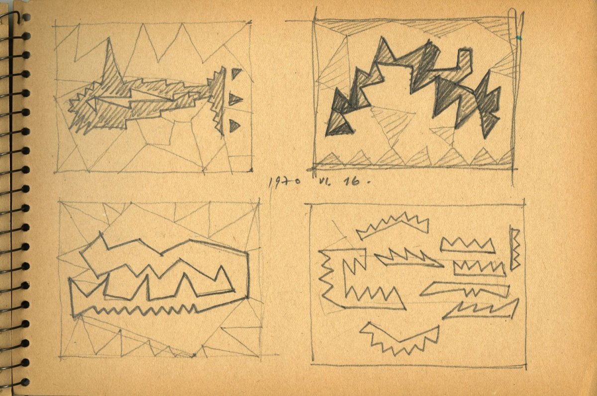 G39924(143)<br/><b>Cím:</b> Cím nélkül<br/><b>Méret (cm):</b> 16,5x23,8<br/><b>Készült:</b> 1970.<br/><b>Technika:</b> ceruza<br/>